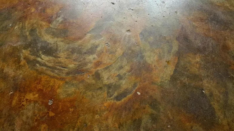 Concrete staining detail in Erie, PA