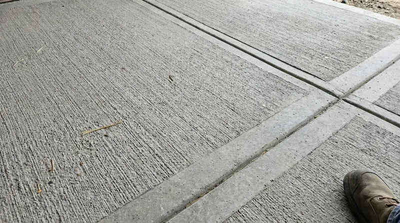 Concrete barn pad finishing in Erie County, PA