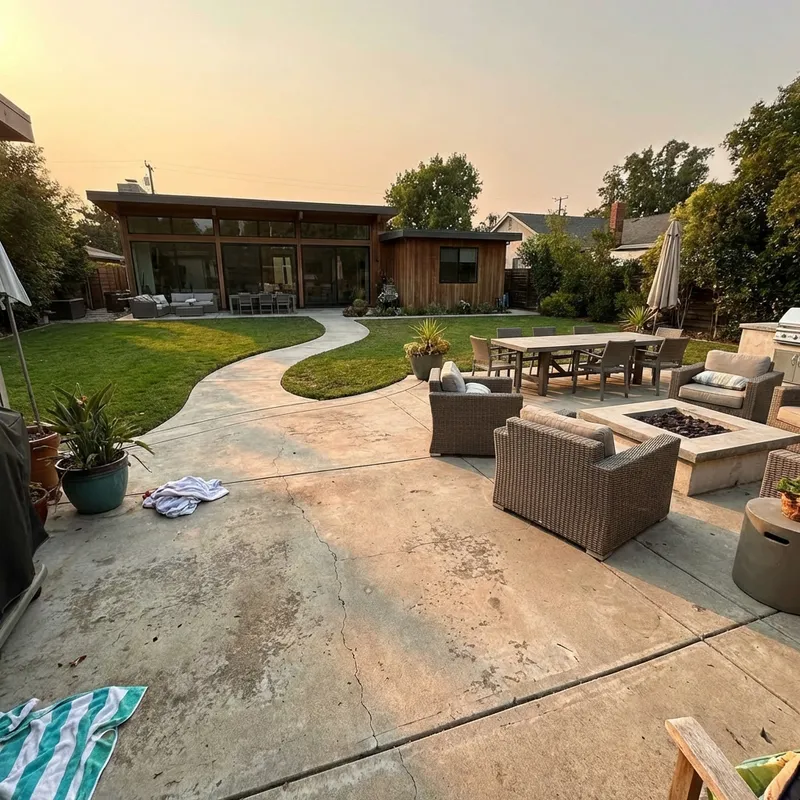 Concrete patio installation in Erie, PA