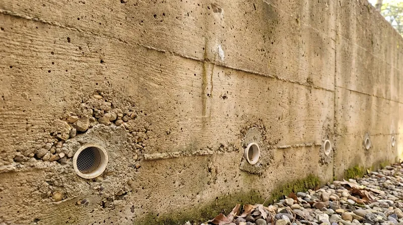 Concrete retaining wall forming in Erie, PA